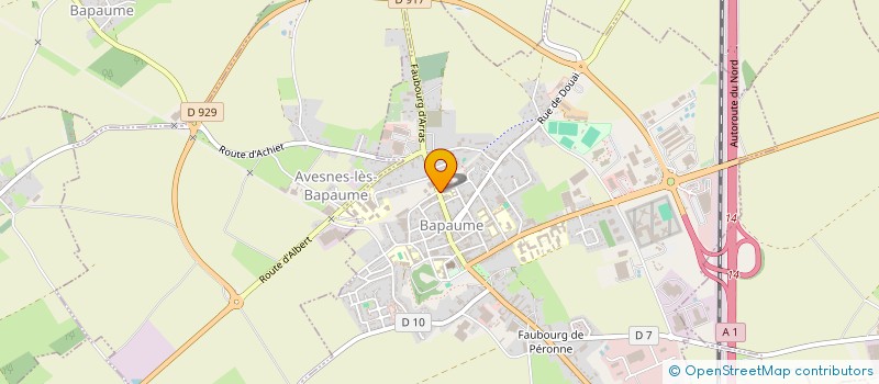 localisation de l'entreprise NGB  BAPAUME