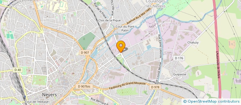 localisation de l'entreprise NGB à NEVERS