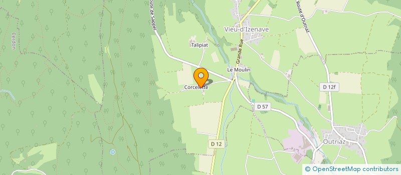 localisation de l'entreprise NGB IMMOBILIER  VIEU-D'IZENAVE