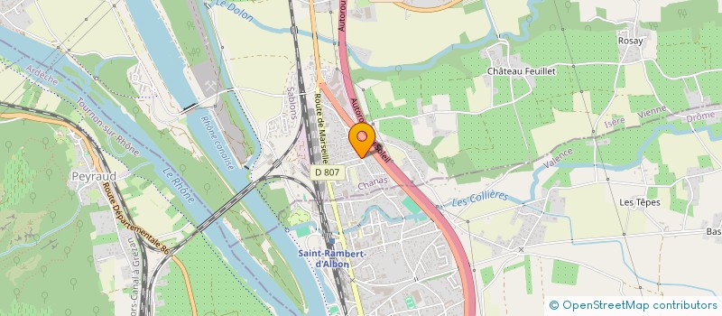 localisation de l'entreprise NGBG  CHANAS