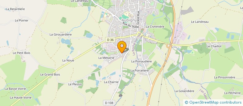 localisation de l'entreprise NGBM  AUBIGNY-LES CLOUZEAUX