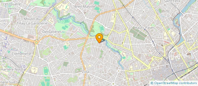localisation de l'entreprise NGC 25 NOUVEAU GROUPE CHOREGRAPHIQUE 25 à NANTES
