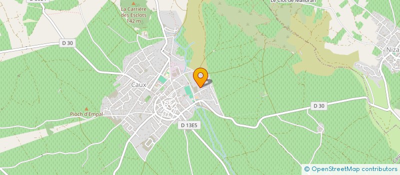 localisation de l'entreprise NGC  CAUX