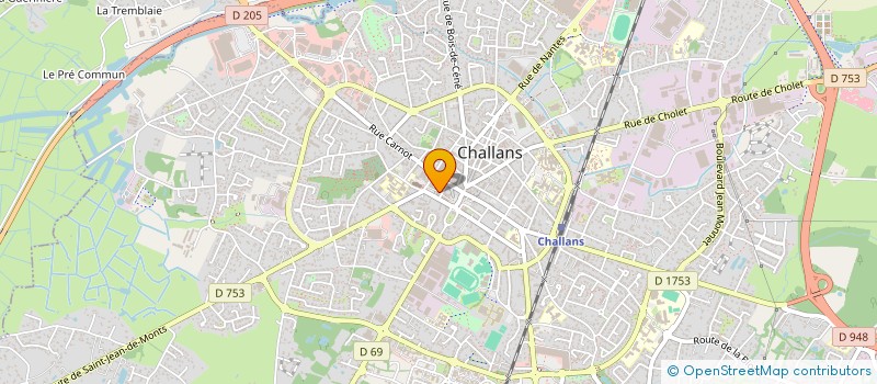 localisation de l'entreprise NGC à CHALLANS