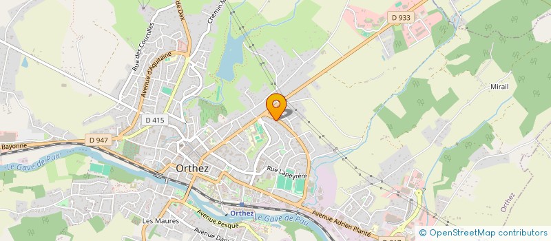 localisation de l'entreprise NGC CONSTRUCTION  ORTHEZ