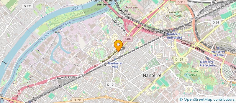 localisation de l'entreprise NGC DOUANE à NANTERRE