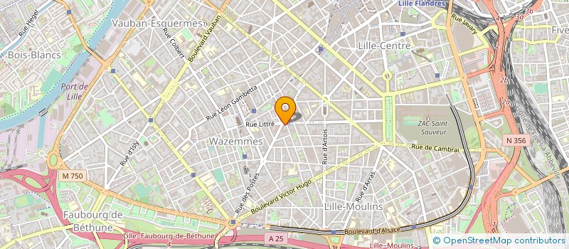 localisation de l'entreprise NGC INVESTISSEMENTS  LILLE