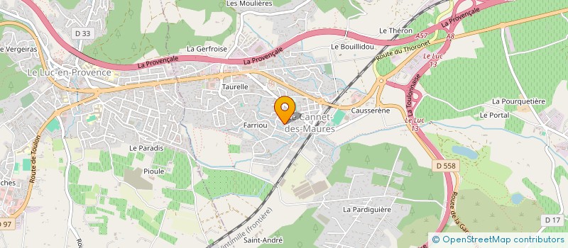 localisation de l'entreprise NGC MIRABEAU  LE THORONET