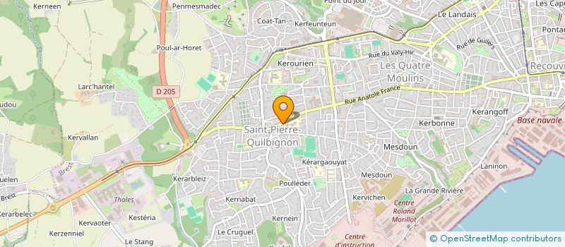 localisation de l'entreprise NGD COIFFURE à BREST
