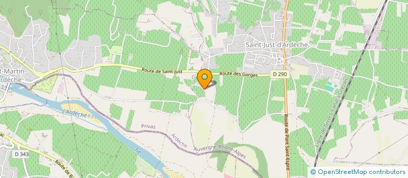 localisation de l'entreprise NGD CONSULTING  SAINT-JUST-D'ARDECHE