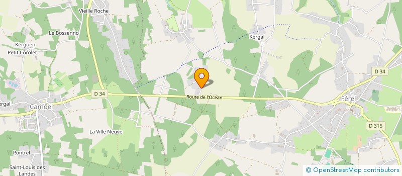 localisation de l'entreprise NGEKI  FEREL