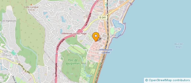 localisation de l'entreprise NGEL à VILLENEUVE-LOUBET