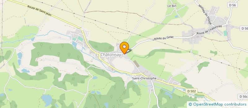 localisation de l'entreprise NGETEC  CHATONNAY