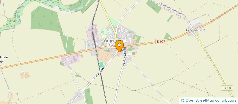 localisation de l'entreprise NGG à ORGERES-EN-BEAUCE