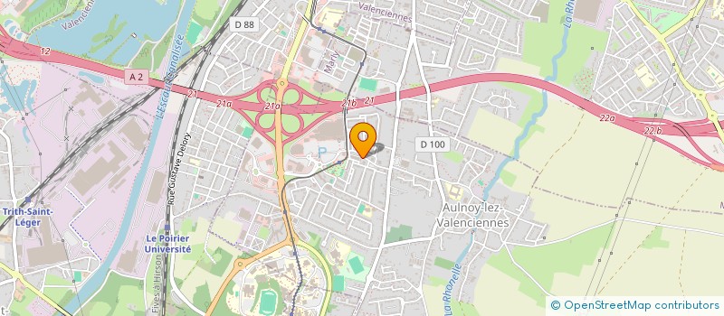 localisation de l'entreprise NGG OPTICIENS  AULNOY-LEZ-VALENCIENNES