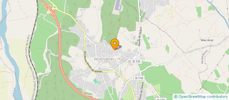 localisation de l'entreprise NGH  VEZENOBRES