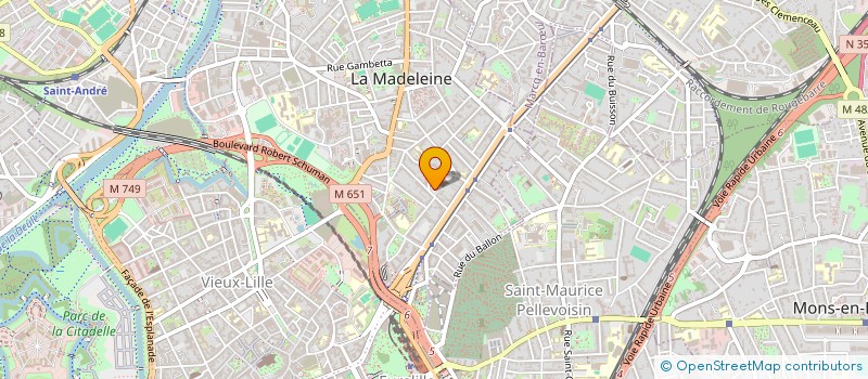 localisation de l'entreprise NGH à LA MADELEINE