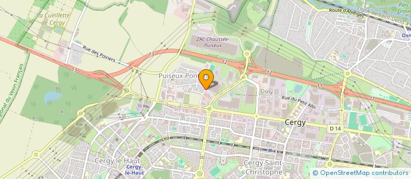 localisation de l'entreprise NGH AUTOMOBILE  PUISEUX-PONTOISE