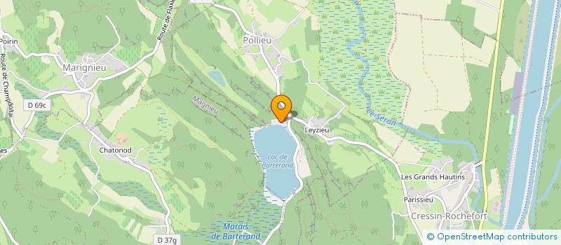 localisation de l'entreprise NGI  POLLIEU