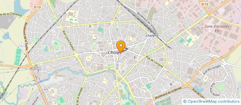 localisation de l'entreprise NGI  CHOLET