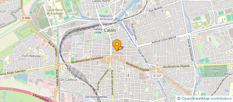 localisation de l'entreprise NGI FRANCE  CALAIS