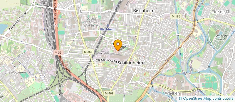 localisation de l'entreprise NGI RETAIL  SCHILTIGHEIM