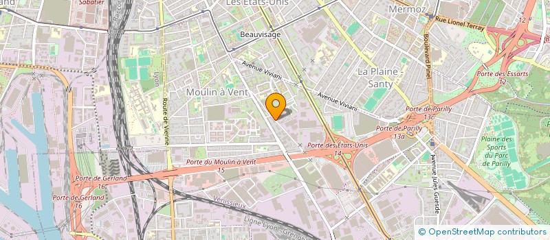 localisation de l'entreprise NGIABA PLACO 69  VENISSIEUX