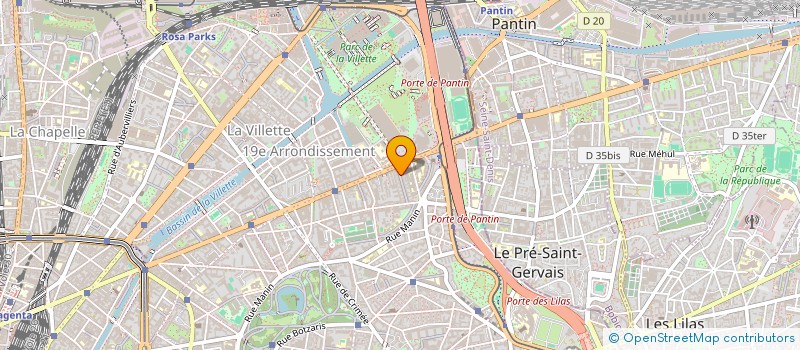 localisation de l'entreprise NGK DISTRIBUTION  PARIS