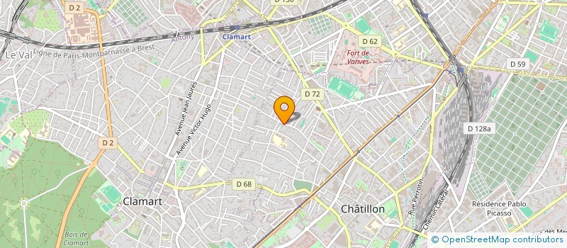 localisation de l'entreprise NGL PARTICIPATIONS à CHATILLON