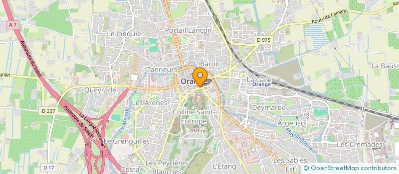 localisation de l'entreprise NGM à ORANGE