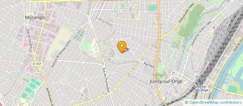 localisation de l'entreprise NGM ENGINEERING à JUVISY-SUR-ORGE