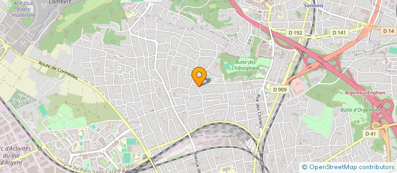 localisation de l'entreprise NGM IMMO  ARGENTEUIL