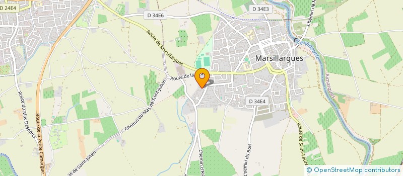 localisation de l'entreprise NGM PLAQUISTE à MARSILLARGUES