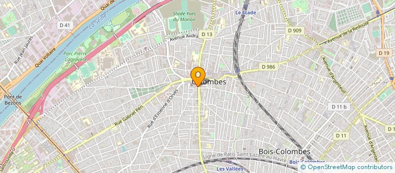 localisation de l'entreprise NGM TRANSPORTS  COLOMBES