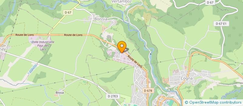 localisation de l'entreprise NGME 39  CLAIRVAUX-LES-LACS