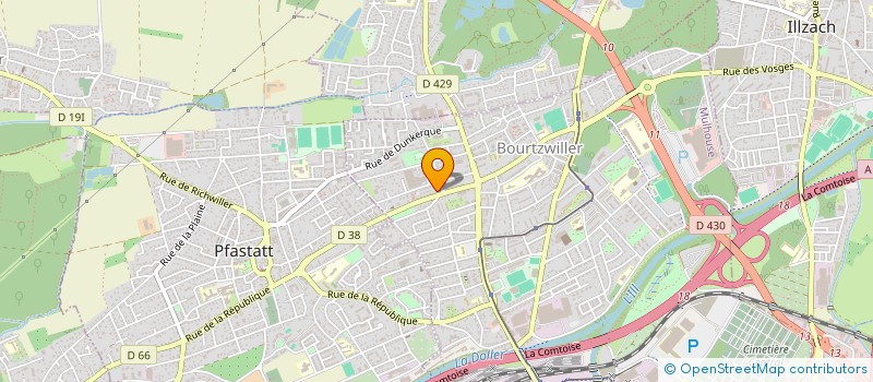 localisation de l'entreprise NGN  MULHOUSE