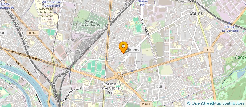 localisation de l'entreprise NGN BATIMENT à PIERREFITTE-SUR-SEINE