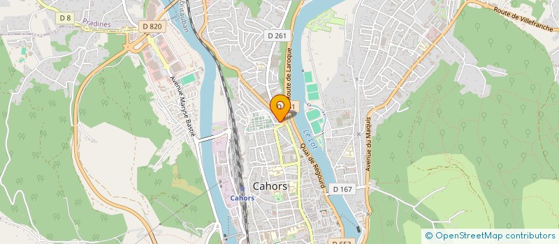 localisation de l'entreprise NGO DISTRIBUTION à CAHORS