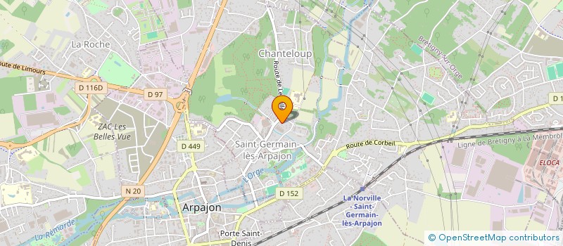 localisation de l'entreprise NGOM VTC  SAINT-GERMAIN-LES-ARPAJON