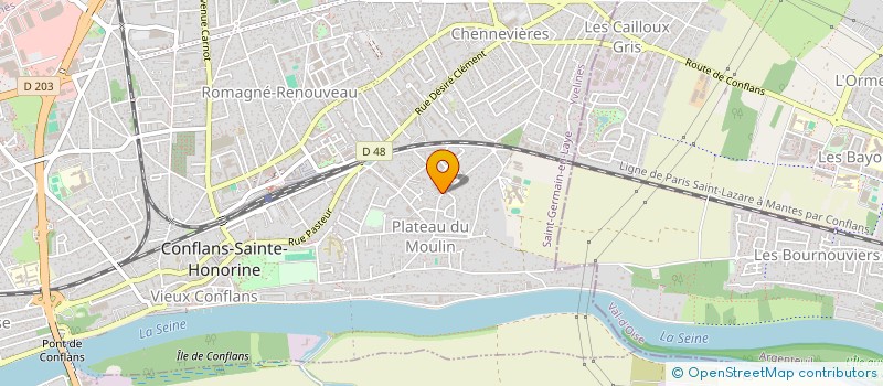 localisation de l'entreprise NGOT'IN TECH  CONFLANS-SAINTE-HONORINE