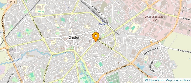 localisation de l'entreprise NGOUMOU à CHOLET