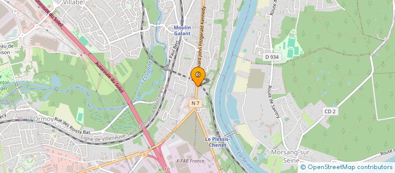 localisation de l'entreprise NGP à CORBEIL-ESSONNES