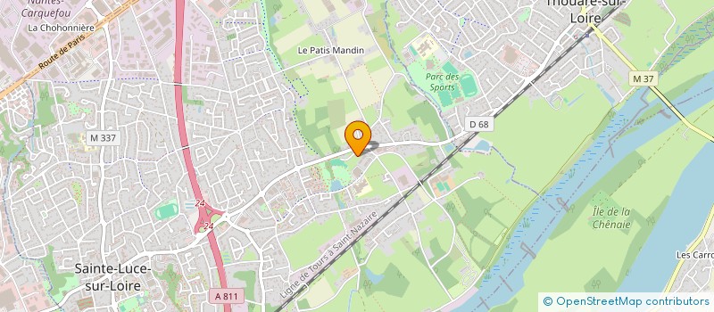 localisation de l'entreprise NGP  SAINTE-LUCE-SUR-LOIRE