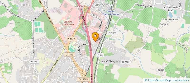 localisation de l'entreprise NGPB FRANCE PARE BRISE à SAINT-ANDRE-DE-CUBZAC