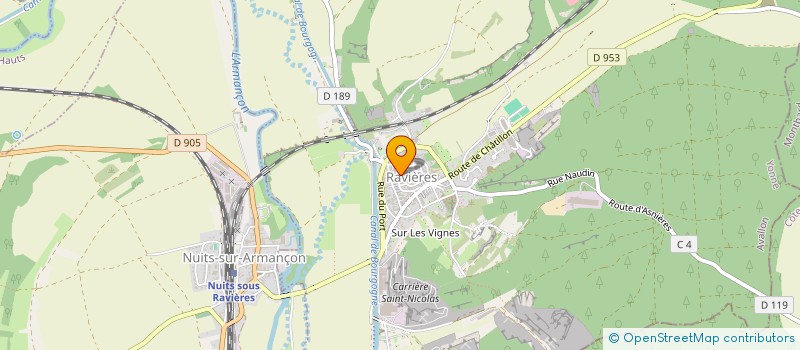 localisation de l'entreprise NGRS  RAVIERES