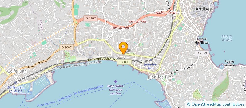 localisation de l'entreprise NGS CONSULTING à ANTIBES