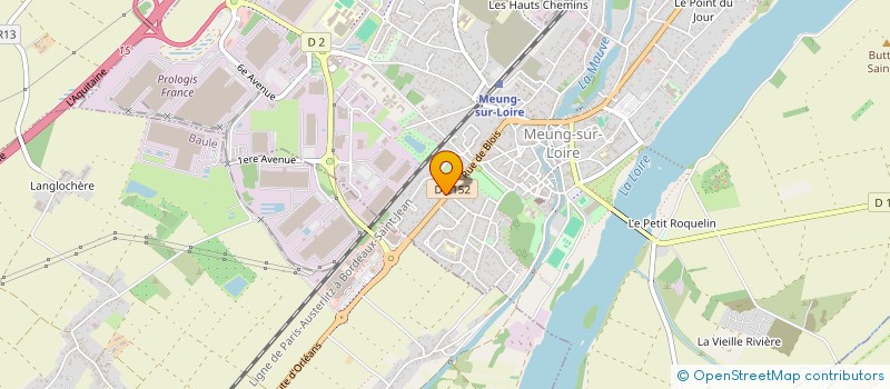 localisation de l'entreprise NGS SERVICES 45 à MEUNG-SUR-LOIRE