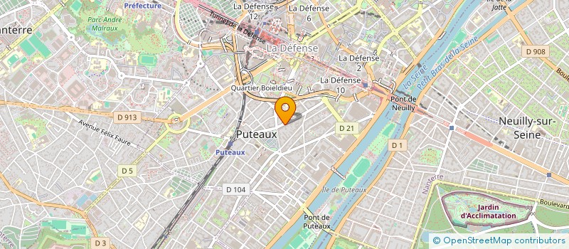 localisation de l'entreprise NGS SERVICES  PUTEAUX