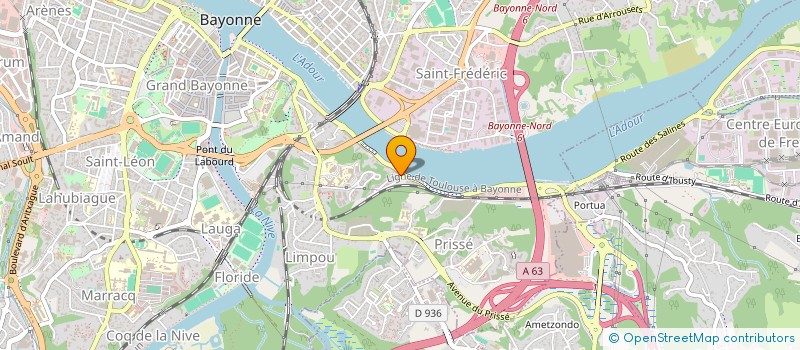 localisation de l'entreprise NGS TECHNOLOGY FRANCE à BAYONNE