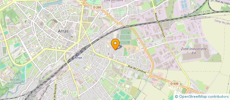 localisation de l'entreprise NGSA INVEST à ARRAS
